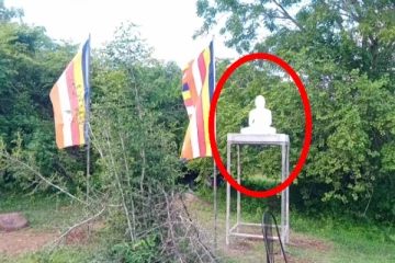 தமிழர் பகுதியி்ல் அத்துமீறி குடியேறிய புத்தர்! இன்று அதிகாலை மாயமானார்