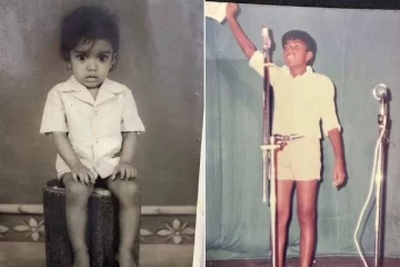 சிறுவயது புகைப்படத்தில் இருக்கும் இந்த பிரபல தொகுப்பாளர் யார் என்று தெரிகிறதா?