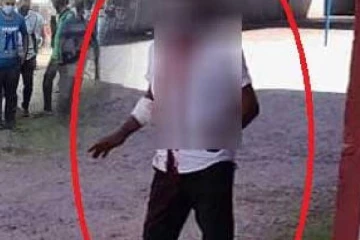 நடு வீதியில் தற்கொலை செய்துகொண்ட நபர்