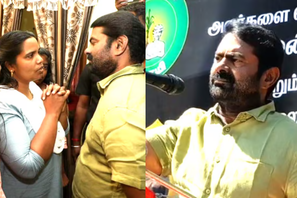 பேசுனாலே குண்டாஸ் போடும் அரசு கொலைக்கு என்ன செய்யபோகுது..? சீமான் ஆவேசம் - தமிழ்நாடு