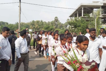 பெண்கள் உதைபந்தாட்டப் போட்டியில் தேசிய ரீதியில் சாதனை படைத்த வீராங்கனைகள்