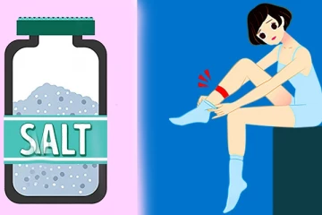 ඔබේ සිරුරේ ලුණු වැඩි වී ඇති බව අඟවන ලක්ෂණ.