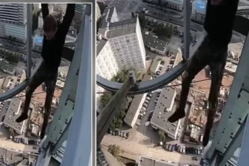 68 ஆவது மாடியில் இருந்து தவறி விழுந்து நபர் உயிரிழப்பு