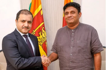 இலங்கைக்கு உதவுமாறு கட்டார் தூதுவரிடம் சஜித் கோரிக்கை