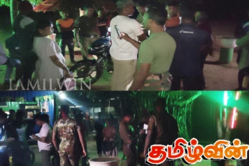 கிளிநொச்சியில் திருட்டுடன் தொடர்புடையவர் இராணுவத்தினரின் உதவியுடன் மடக்கி பிடித்த மக்கள்!