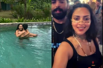 கர்ப்பமாகி நீச்சல் குளத்தில் கணவருடன் நடிகை அமலா பால்!! அவரே வெளியிட்ட வீடியோ..