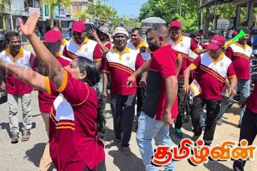 திருகோணமலை மூதூர் அந்தோனியார் மகா வித்தியாலயத்தின் 160ஆவது ஆண்டு நிறைவு- நடைபவணி பேரணி
