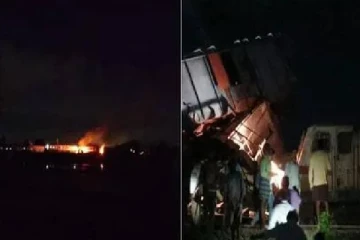 நின்றுகொண்டிருந்த ரயில் மீது மோதிய பயணிகள் ரயில்... பயணிகளுக்கு ஏற்பட்ட நிலை?