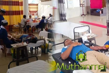 கல்முனை ஹுதா ஜும்ஆ பள்ளிவாசலில் நடைபெற்ற இரத்த தான முகாம்