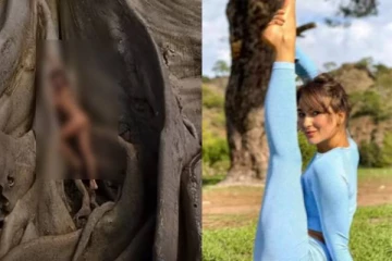 ஆலமரத்தின் அடியில் நிர்வாணமாக நின்ற இன்ஸ்டாகிராம் பிரபலம் - நடந்தது என்ன?