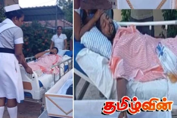 உயிரிழந்த மகனை இறுதியாக பார்த்த தந்தை! கண் கலங்க வைத்த புகைப்படம்