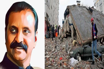 துருக்கியின் கீழே பூமி புரண்டு படுத்துவிட்டது : கவிஞர் வைரமுத்துவின் உருக்கமான வரிகள்