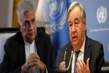 ஐக்கிய நாடுகள் சபையின் செயலாளர் நாயகத்திடமிருந்து ஜனாதிபதிக்கு கிடைத்த செய்தி