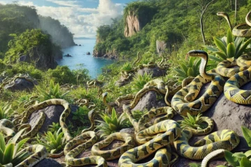 மிரள வைக்கும் பாம்பு தீவு; எங்கே உள்ளது தெரியுமா?