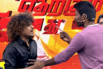 டிவி ஷோவில் சண்டை போட்டுக்கொண்ட சூரி - புகழ்! என்ன தான் நடந்தது?