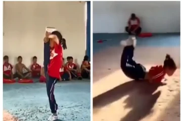 பாம்பு போல் உடலை வளைத்து சிறுமி செய்யும் அட்டகாசமான ஸ்டண்ட்ஸ்! வைரலாகும் வீடியோ..