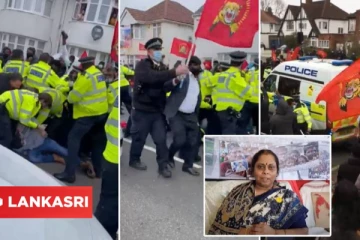 பிரித்தானியாவில் உண்ணாவிரதம் இருக்கும் அம்பிகா அம்மாவிற்கு ஆதரவாக குவிந்த தமிழர்கள்! பொலிஸ் அடாவடி: வெளியான வீடியோ