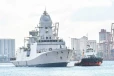 ඉන්දීය නාවික හමුදාවේ ‘INS UDAYGIRI’ යුද නෞකාව නිල සංචාරයක් සඳහා කොළඹට පැමිණෙයි