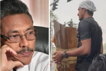 கோட்டாபய அரசுக்கு எதிராக உடல் நடுநடுங்க போராடிய இளைஞர்! வைரலாகும் காணொளி