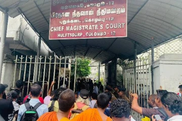 புதுக்கடை நீதிமன்ற கட்டடப்பகுதியில் தீ விபத்து