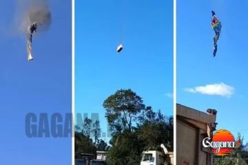 වායු බැලුනයක් කඩා වැටී 08ක් මරුට