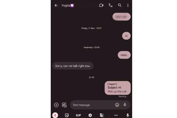 Google Messageல் அவசர குறுஞ்செய்திகள்
