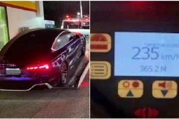 குடிபோதையில் மணிக்கு 235 கிலோ மீற்றர் வேகத்தில் வாகனம் செலுத்திய நபர்