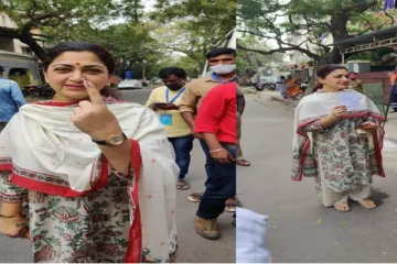 ‘அனைவரும் ஜனநாயக கடமையை ஆற்ற வேண்டும்..’ - குஷ்பூ பேட்டி