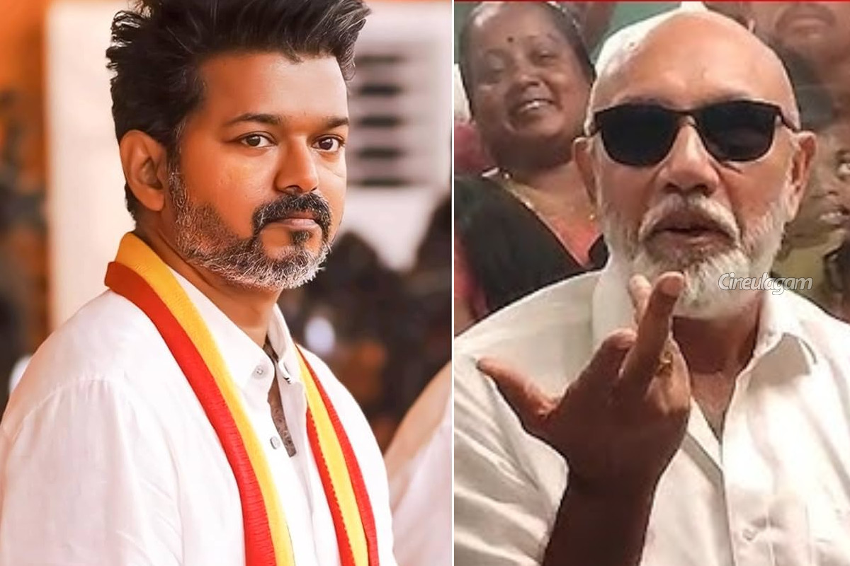 விஜய் சொன்ன வார்த்தை.. போன் போட்டு நன்றி சொன்ன நடிகர் சத்யராஜ்! | When Sathyaraj Thanked Vijay For This Reason