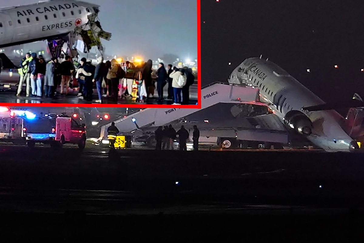 எயார் கனடா ஓடுபாதையில் தீயணைப்பு வாகனத்துடன் மோதி பாரிய விபத்து; பயணிகள் நிலை என்ன! | Air Canada Collides With Fire Truck Runway