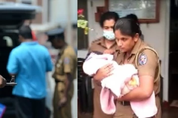 வாகனங்கள் திருத்தும் இடத்தில் கேட்ட அழுகைச் சத்தம்..! பச்சிளம் குழந்தையும் கடிதமும் மீட்பு