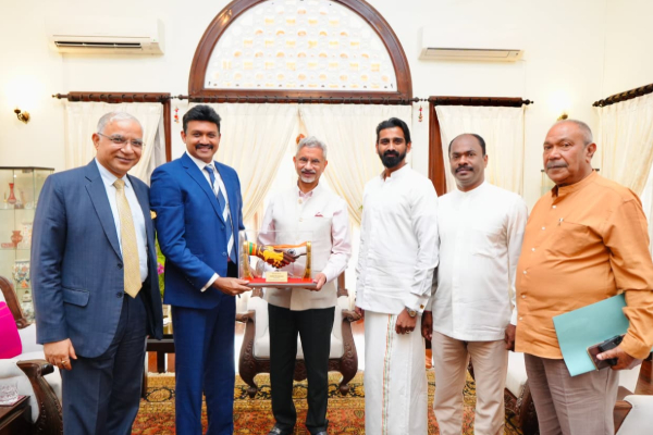 இந்திய வெளிவிவகார அமைச்சரை சந்தித்த ஜீவன் எம்.பி உள்ளிட்ட குழு | Mp Jeevan Meets Indian External Affairs Minister