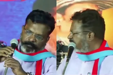 முள்ளிவாய்க்கால் நினைவேந்தல் - மேடையில் டென்ஷனாகி மைக்கை தூக்கி அடித்த திருமா!