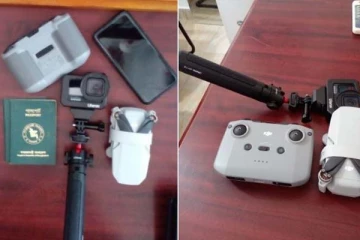 அதியுயர் பாதுகாப்பு வலயத்திற்குள் ட்ரோன் கமெராவை பறக்கவிட்ட வெளிநாட்டவர் கைது!