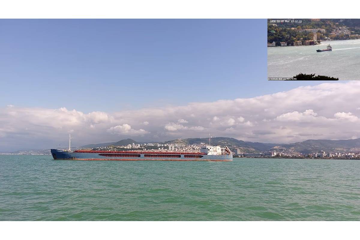Drones struck two merchant ships in black sea