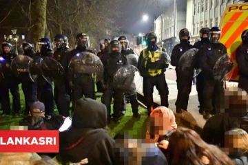 பிரித்தானியாவில் ஊரடங்கு விதிகளுக்கு எதிராக மீண்டும் போராட்டம்! மேலும் 14 பேர் கைது