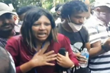 இலங்கை வந்த இந்திய பெண் ஊடகவியலாளருக்கு நேர்ந்த கதி - ஆர்ப்பாட்டக்காரர்களின் செயல்