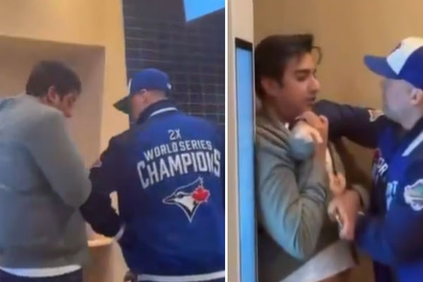 குடிபோதையில் இந்தியரை தாக்கிய கனேடியர்: வைரல் வீடியோ | Drunk Canadian Man Assaults Indian National குடிபோதையில் இந்தியரை தாக்கிய கனேடியர்: வைரல் வீடியோ | Drunk Canadian Man Assaults Indian National