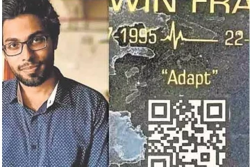 உயிரிழந்த மகன் குறித்து அறிய கல்லறையில் க்யூஆர் கோடு வைத்த பெற்றோர்!