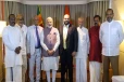 தமிழ் கட்சியின் தலைவர்களை சந்தித்த இந்திய பிரதமர்; மாவை, சம்பந்தருக்கு அனுதாபம்