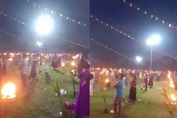 மன்னார் பண்டிவிரிச்சானில் பெருந்திரளான மக்கள் மாவீரர்களுக்கு அஞ்சலி