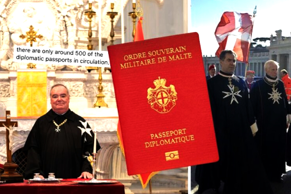 Sovereign Military Order of Malta passport, Rarest passport in the world, Knights of Malta travel document, Exclusive diplomatic passport, Malta crimson passport, Catholic Order passport, Passport with limited recognition, Historical travel documents, UN observer status Malta Order, 500 passport holders worldwide