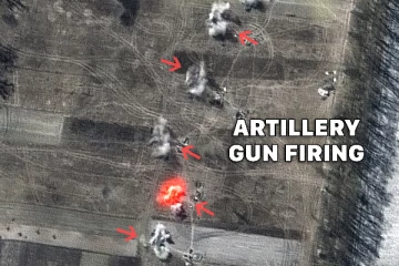 உக்ரைனில் மக்கள் வசிக்கும் பகுதிகளில் பீரங்கி தாக்குதல் நடத்தும் ரஷ்யா! அதிர்ச்சியூட்டும் சாட்டிலைட் புகைப்படங்கள்