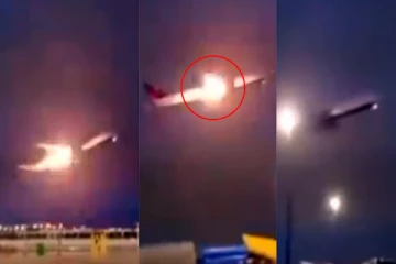 புறப்பட்டதும் விமானத்தில் பற்றிய தீ; அலறிய 389 பயணிகள் - பகீர் கிளப்பும் Video!