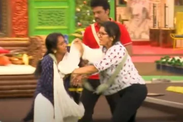 குழாயடி சண்டை போல் தள்ளிக்கொண்டு மோசமாக சண்டை போட்ட பிரியங்கா, தாமரை- பரபரப்பான சண்டை புரொமோ