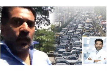 போக்குவரத்து நெரிசல் - காரை விட்டுவிட்டு 3 கிலோ மீட்டர் ஓடி நோயாளியை காப்பாற்றிய மருத்துவர்