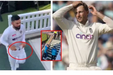 பார்த்தும் பார்க்காதது போல் சென்ற ரூட்... ஆனால் பின்னாடியே வந்த கோலி செய்த செயல்! வெளியான வீடியோ