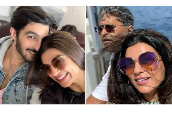 முன்னாள்-காதலருடன் பார்ட்டியில் பிரபல நடிகை.. வேறொருவருடன் டேட்டிங் செய்யும் போதே இப்படியா? | Sushmita Sen Reunites With Ex Boyfriend Mothers Bd