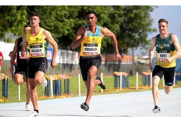 100 மீட்டர் ஓட்டப் பந்தயத்தில் புதிய சாதனைப் படைத்த இலங்கை வீரர்: யார் அவர்? | Yupun Abeykoon