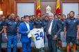 இலங்கை தேசிய கால்பந்தாட்ட அணிக்கும் ஜனாதிபதிக்கும் இடையில் விசேட சந்திப்பு